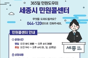 세종시 민원콜센터(044-120번)